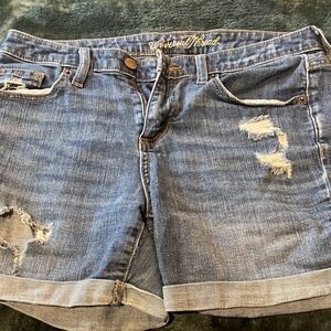 Universal Thread Distressed Blue Jean Shorts